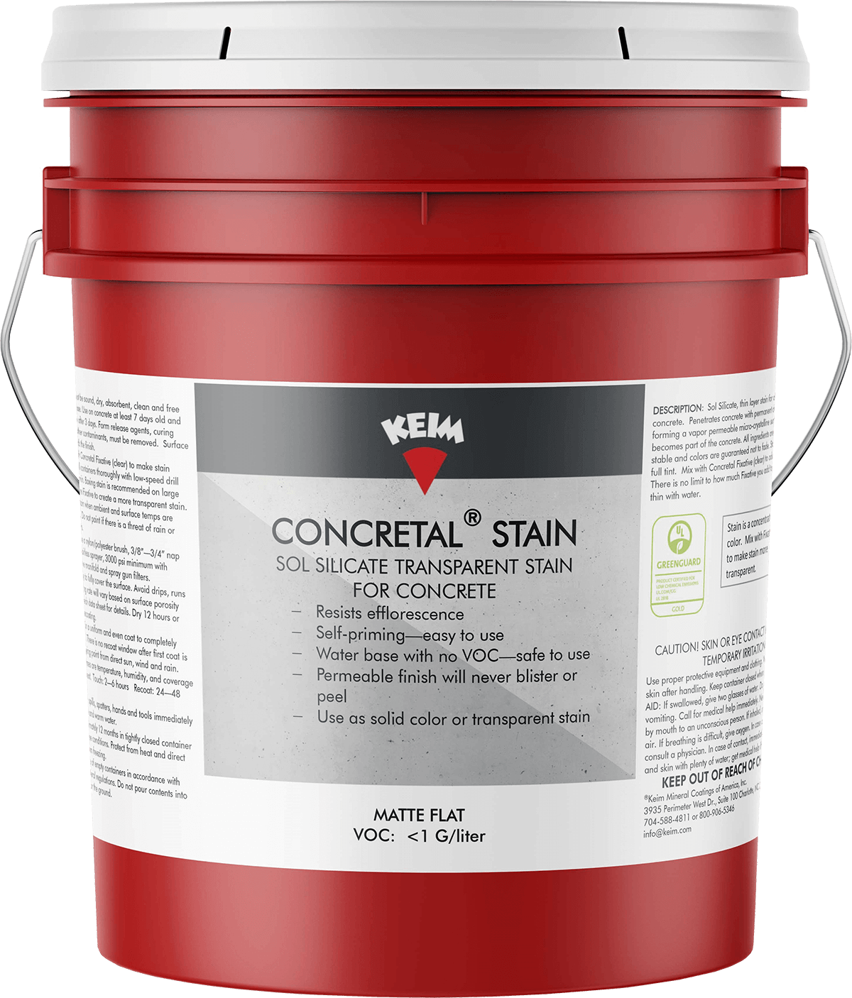 Concretal Lasur Pigmented Mineral Stain Keim Architect